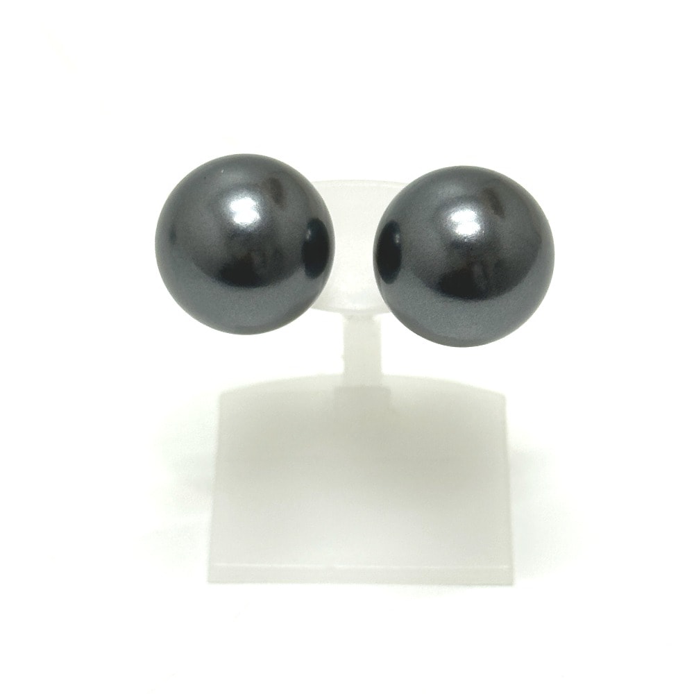 ディオール Dior トライバルボール パール フープピアス ピアス シルバー×ピンク