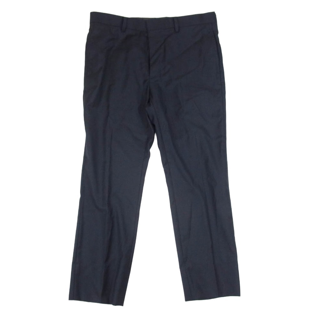WACKO MARIA ワコマリア パンツ Loro Piana ロロピアーナ生地 FOUR SEASONS スラックスパンツ ネイビー系 M【中古】
