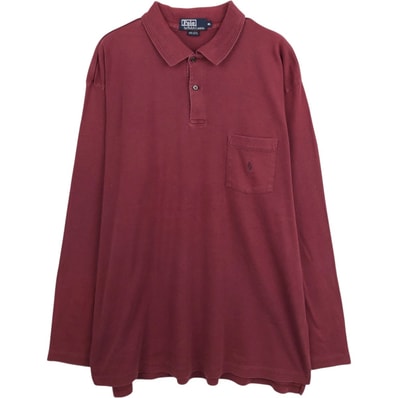 古着 ラルフローレン Ralph Lauren POLO by Ralph Lauren 長袖 ポロシャツ メンズXL相当/eaa662521