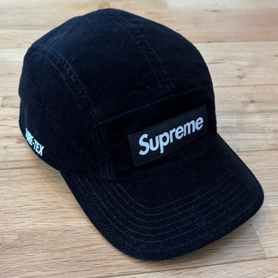 Supreme GORE-TEX Corduroy Camp Cap "Black"