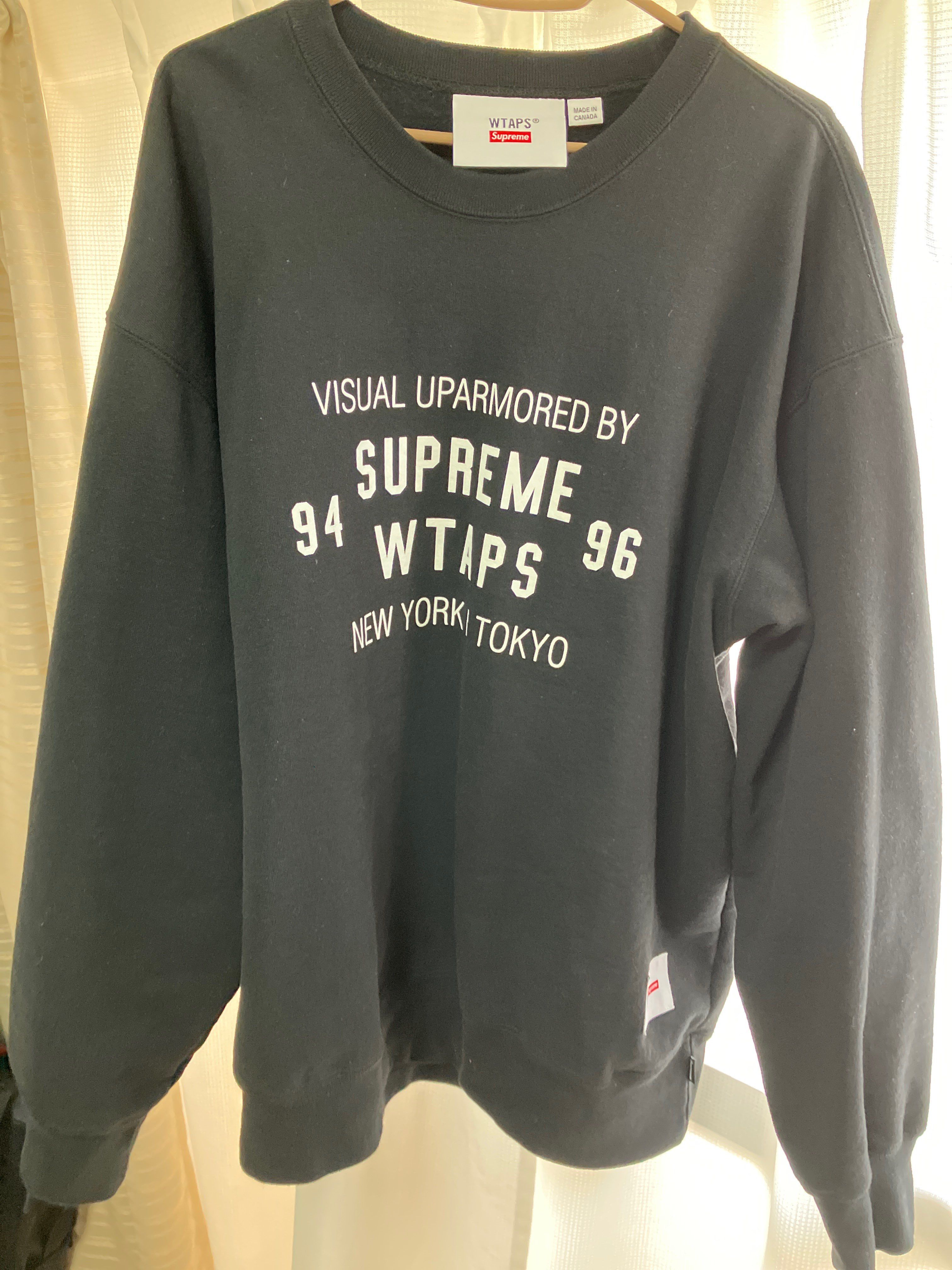 Supreme / WTAPS Crewneck "Black" 21274SPD-CSM03S
