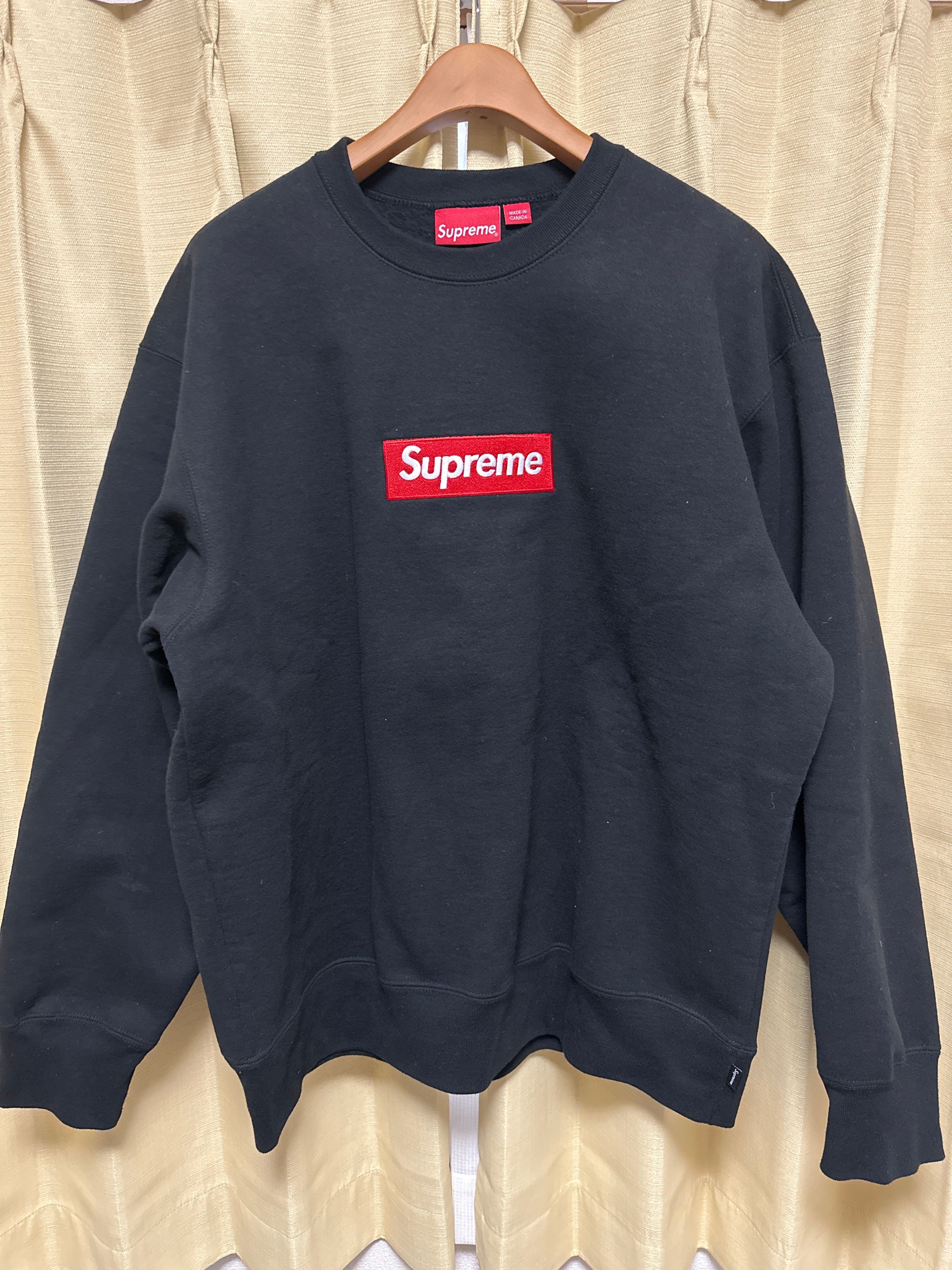 Supreme Box Logo Crewneck "Black" (22FW)