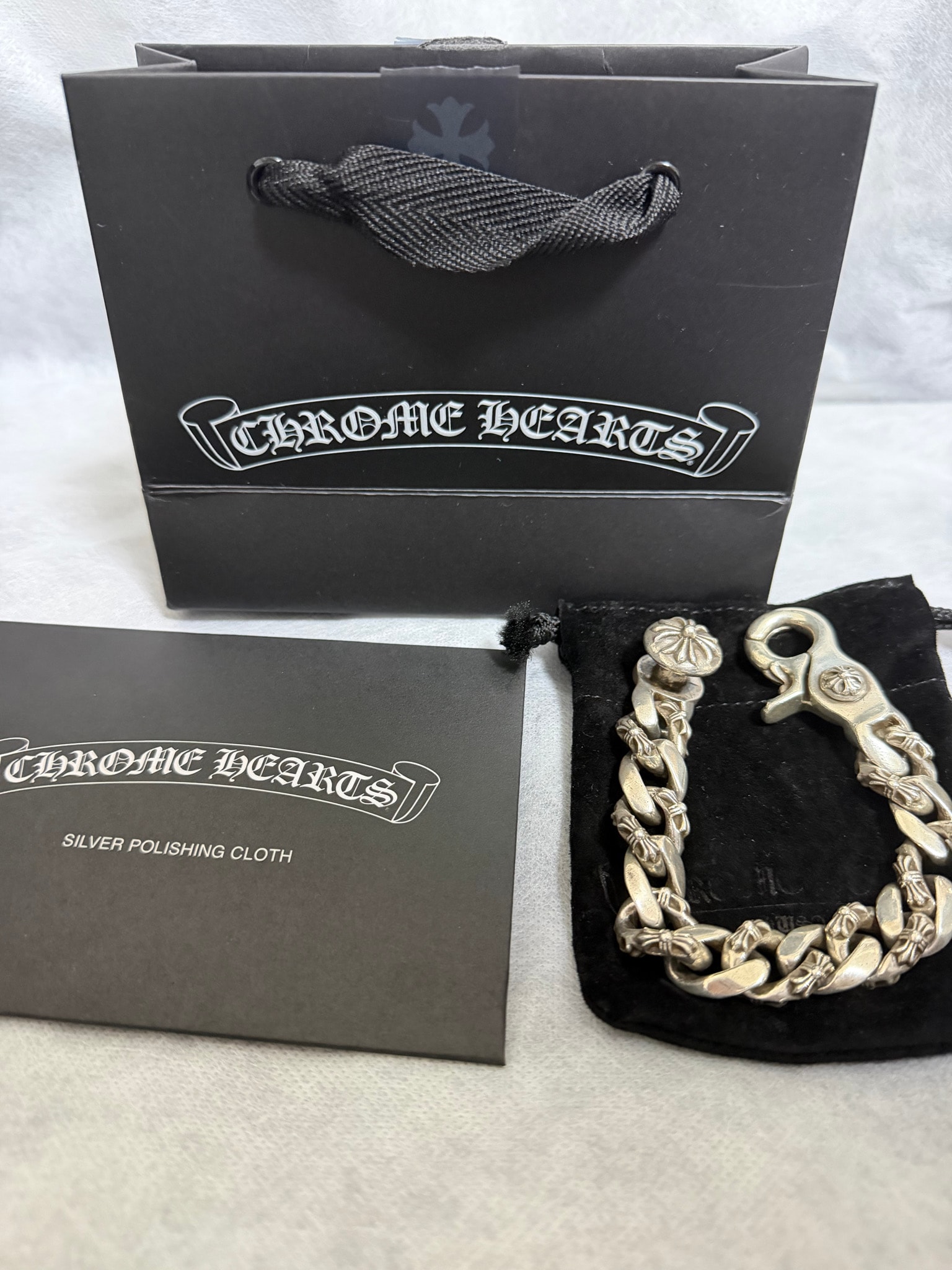 Chrome Hearts Fancy Chain Clip Bracelet "Silver"