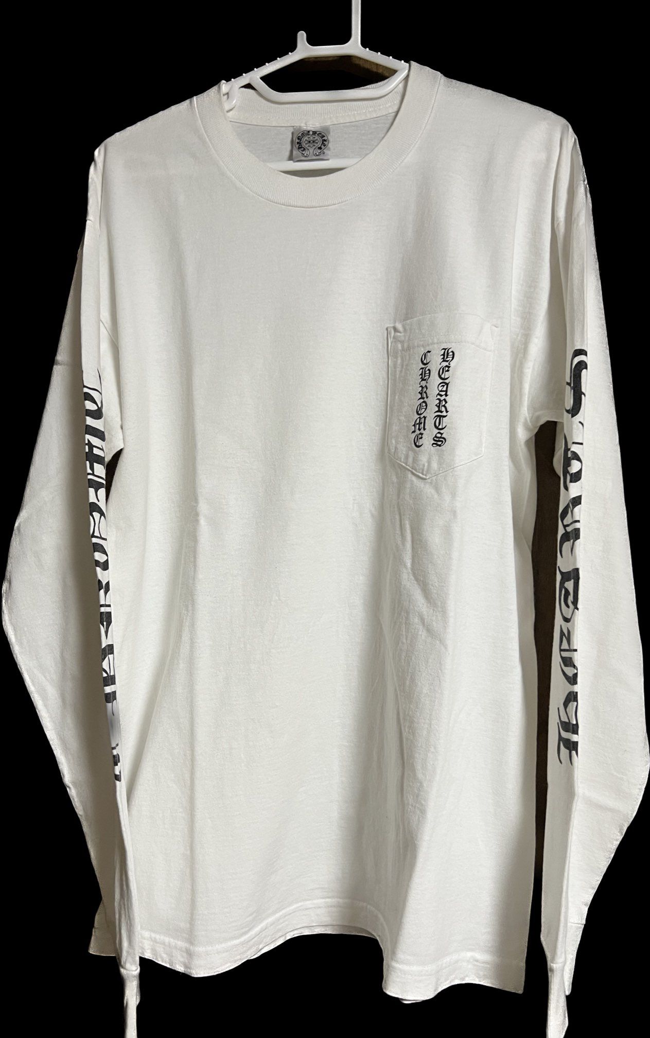 Chrome Hearts Horse Shoe L/S T-Shirt Fuck You "White"