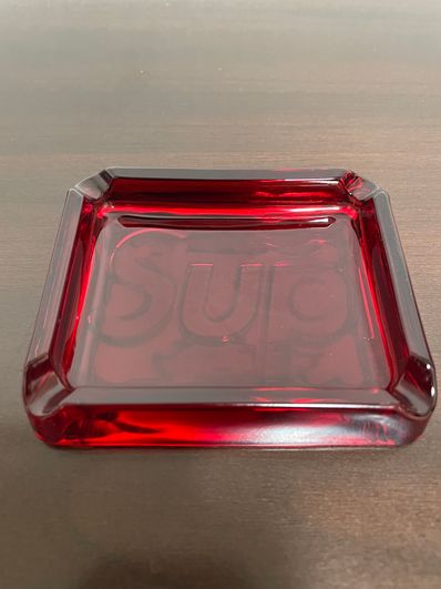 Supreme Debossed Glass Ashtray Supreme Debossed Glass Ashtray
