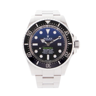 ROLEX 極美品 ロレックス シードゥエラー ディープシー 126660 Dブルー D-blue グラデーション文字盤 SS 自動巻き 2022年2月保証書/ギャランティカード・純正Box完備 廃盤 腕時計 Aランク 中古 鑑定済