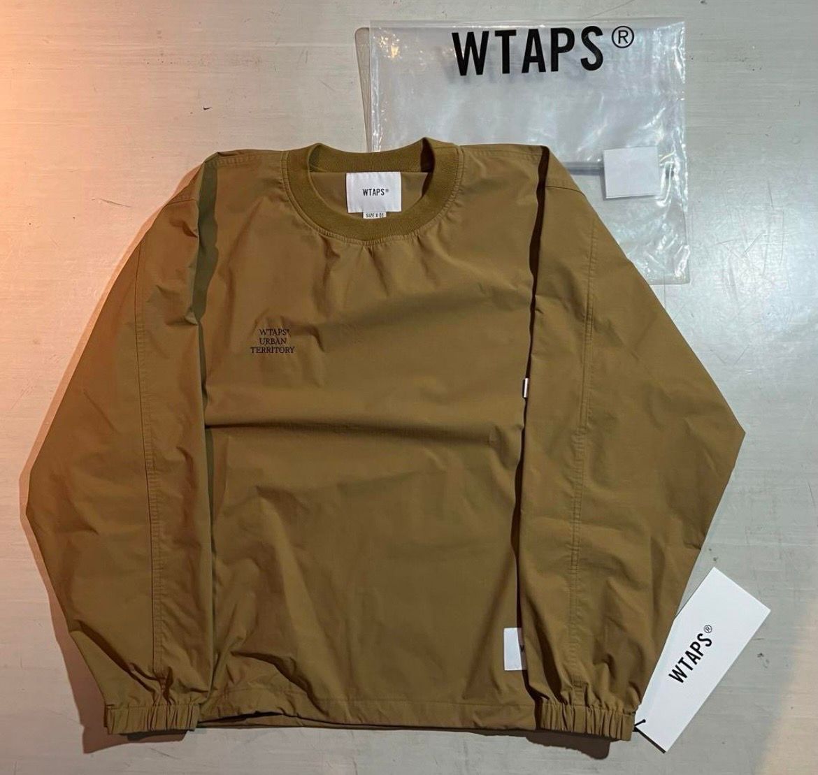 Wtaps SMOCK / LS / POLY. RIPSTOP "Beige"