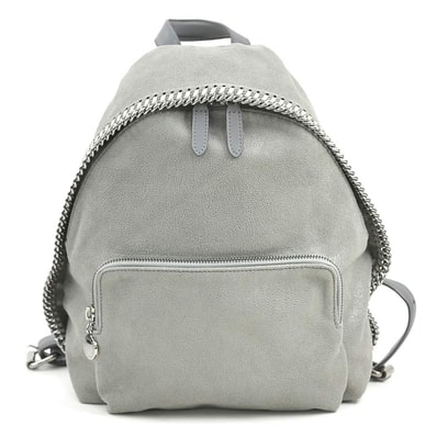 ステラマッカートニー Stella McCartney リュック ファラベラ フェイクレザー グレー レディース【中古】 r11286a