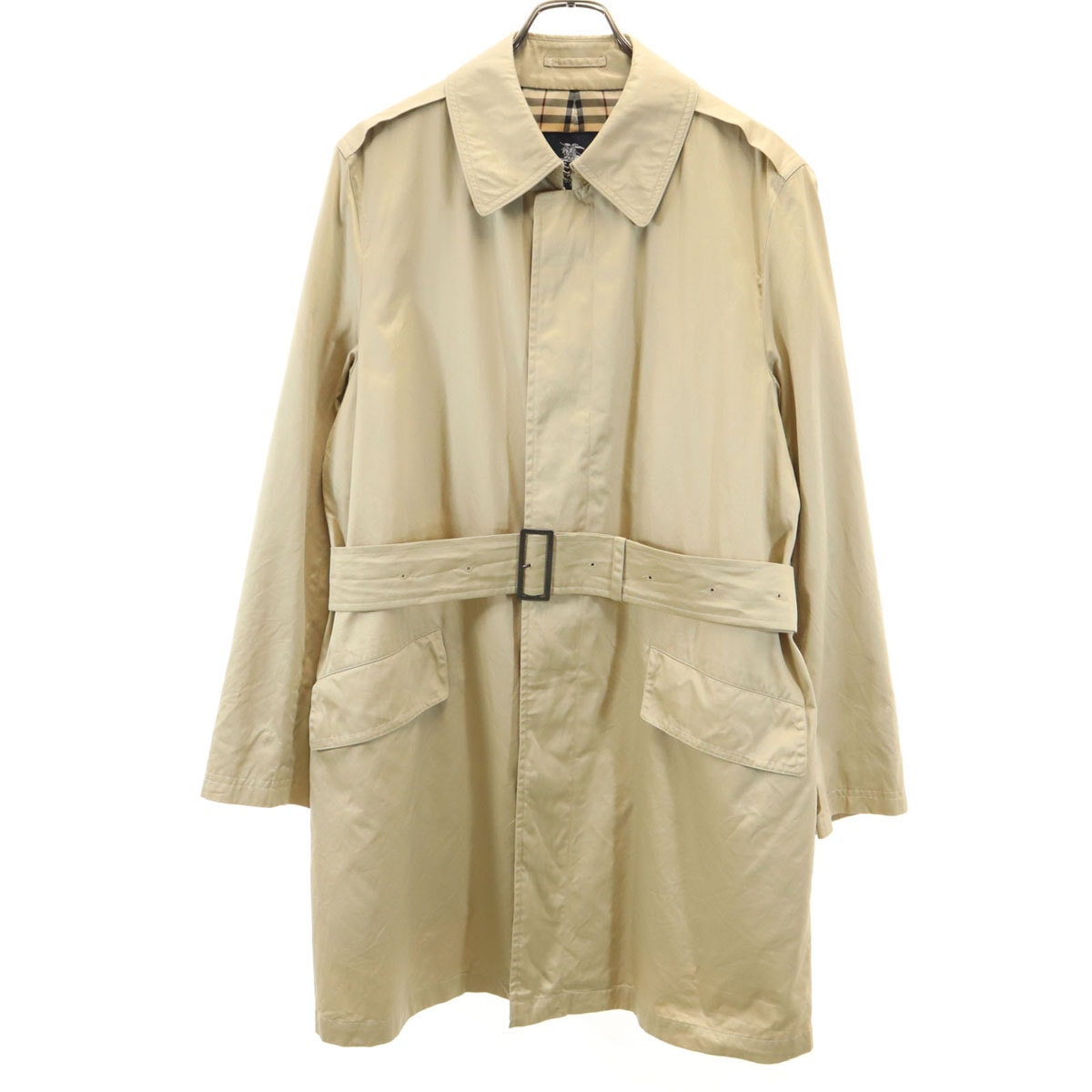 BURBERRY LONDON バーバリーロンドン 日本製 ステンカラーコート M ベージュ 三陽商会