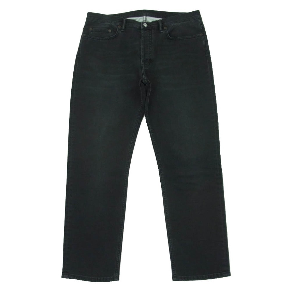 ACNE STUDIOS アクネストゥディオズ B00172 River リバー デニム パンツ イタリア製 ダークグレー系 EU33/32【中古】