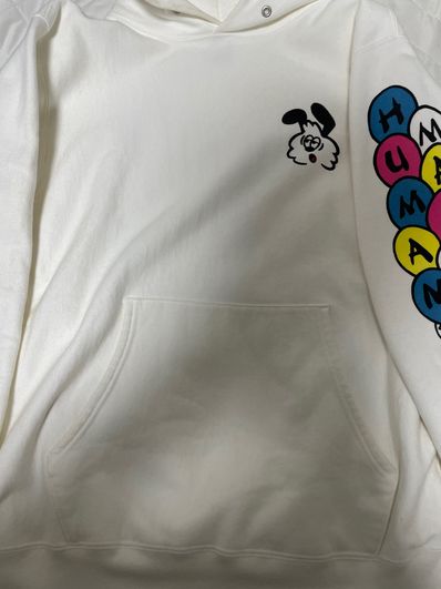 HUMAN MADE VICK PIZZA HOODIE "White"