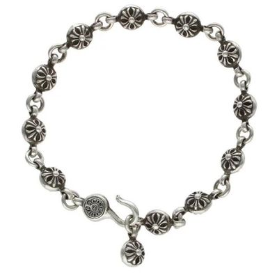Chrome Hearts # 1 Cross Ball Bracelet "Silver"