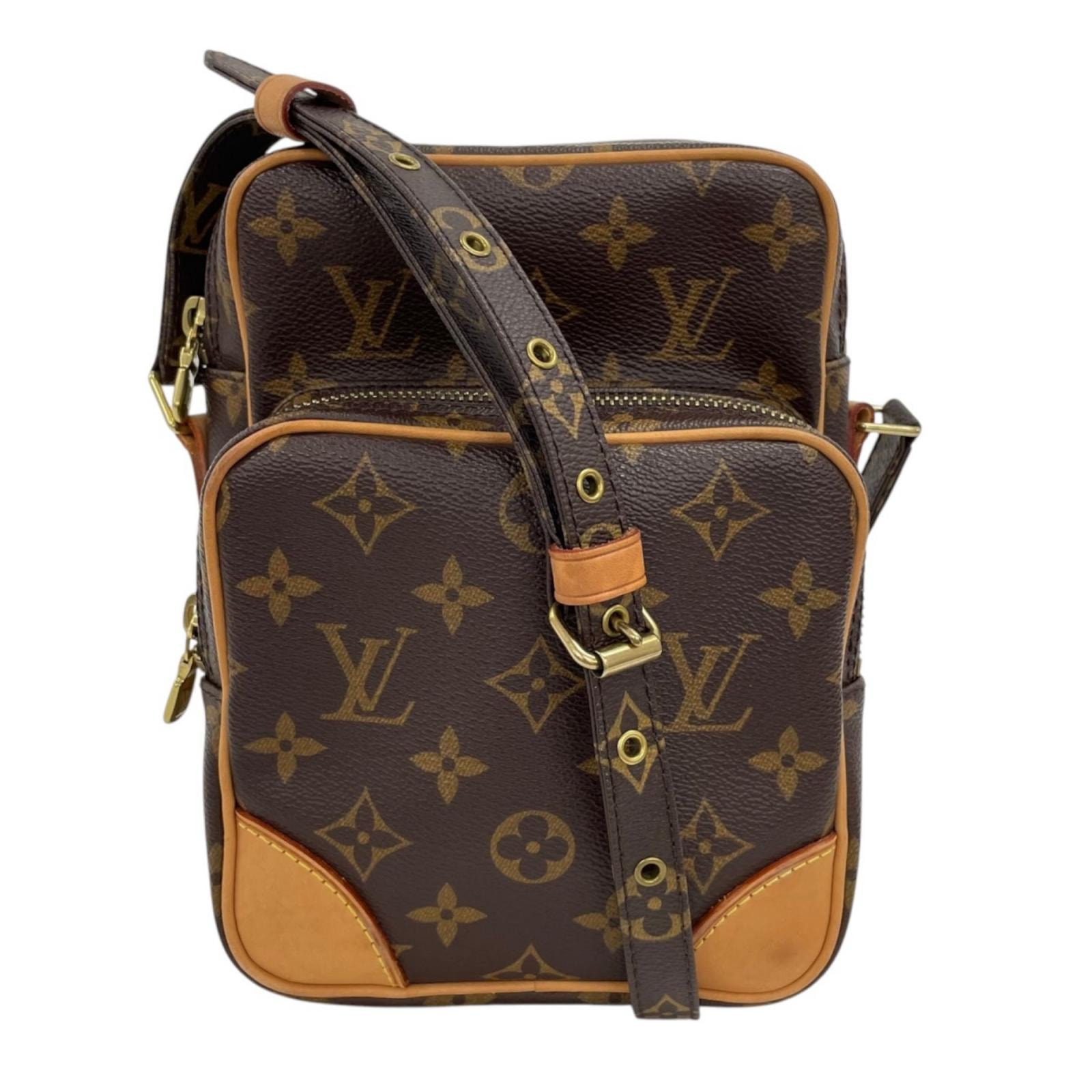 ルイヴィトン アマゾン モノグラム ショルダーバッグ モノグラムキャンバス M45236 ブラウン レディース LOUIS VUITTON  中古