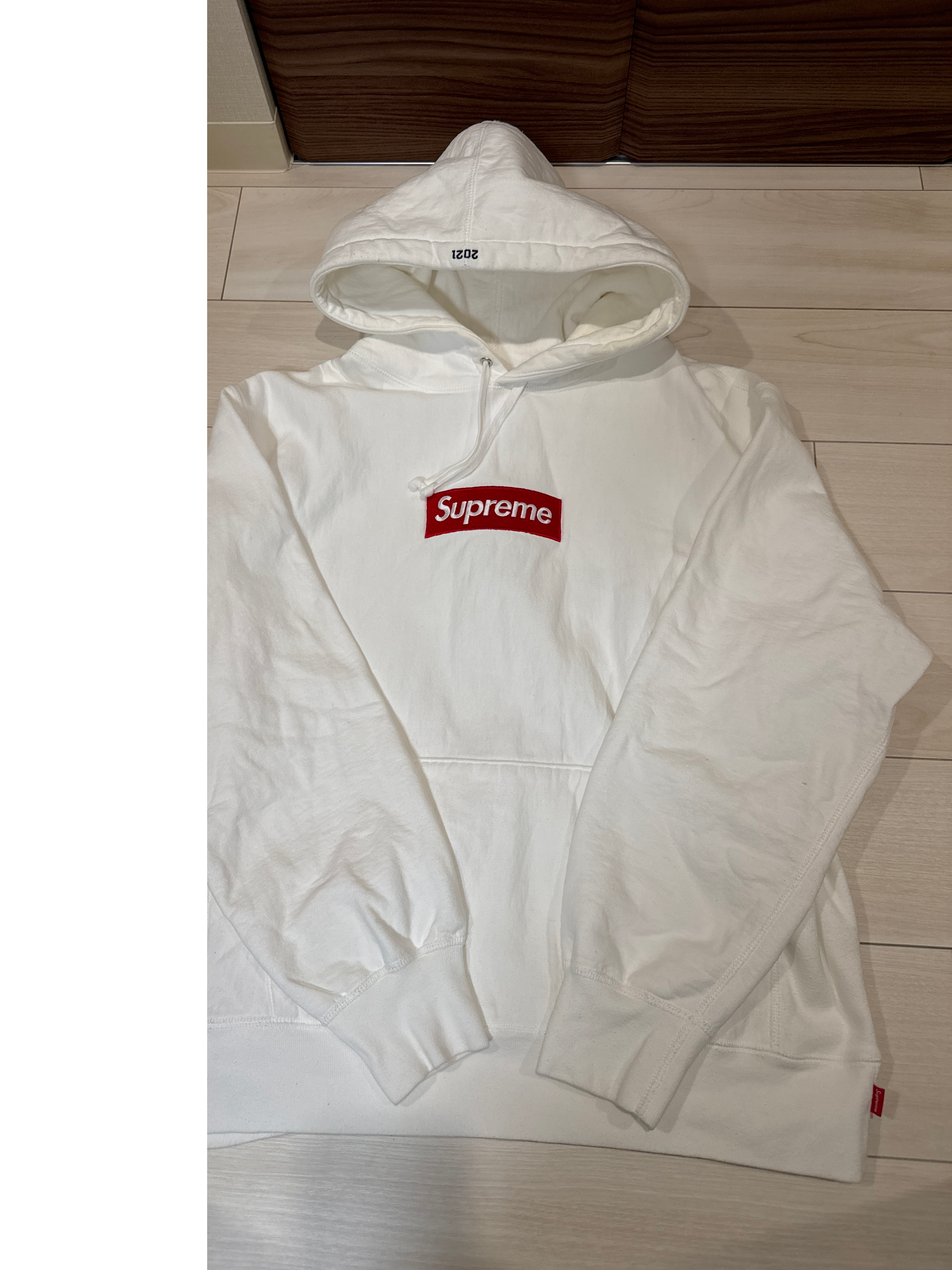 Supreme Box Logo Hooded Sweatshirt "White" (21FW)