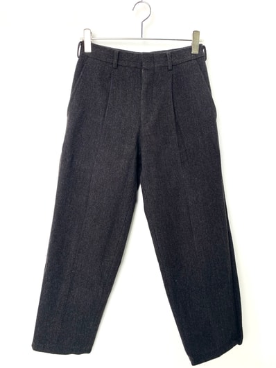 COMME des GARCONS HOMME PLUS 90s 2-Pleat Tapered Pants brown