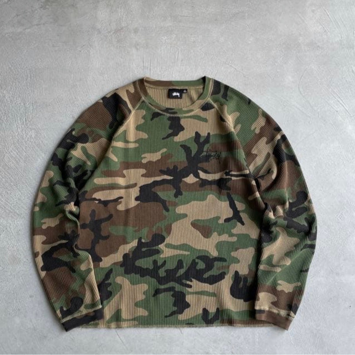 Stussy Basic Stussy Thermal "Woodland Camo"