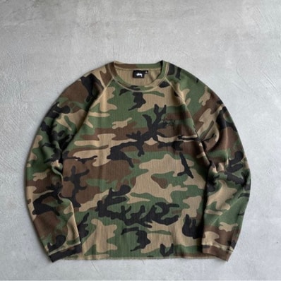 Stussy Basic Stussy Thermal "Woodland Camo"