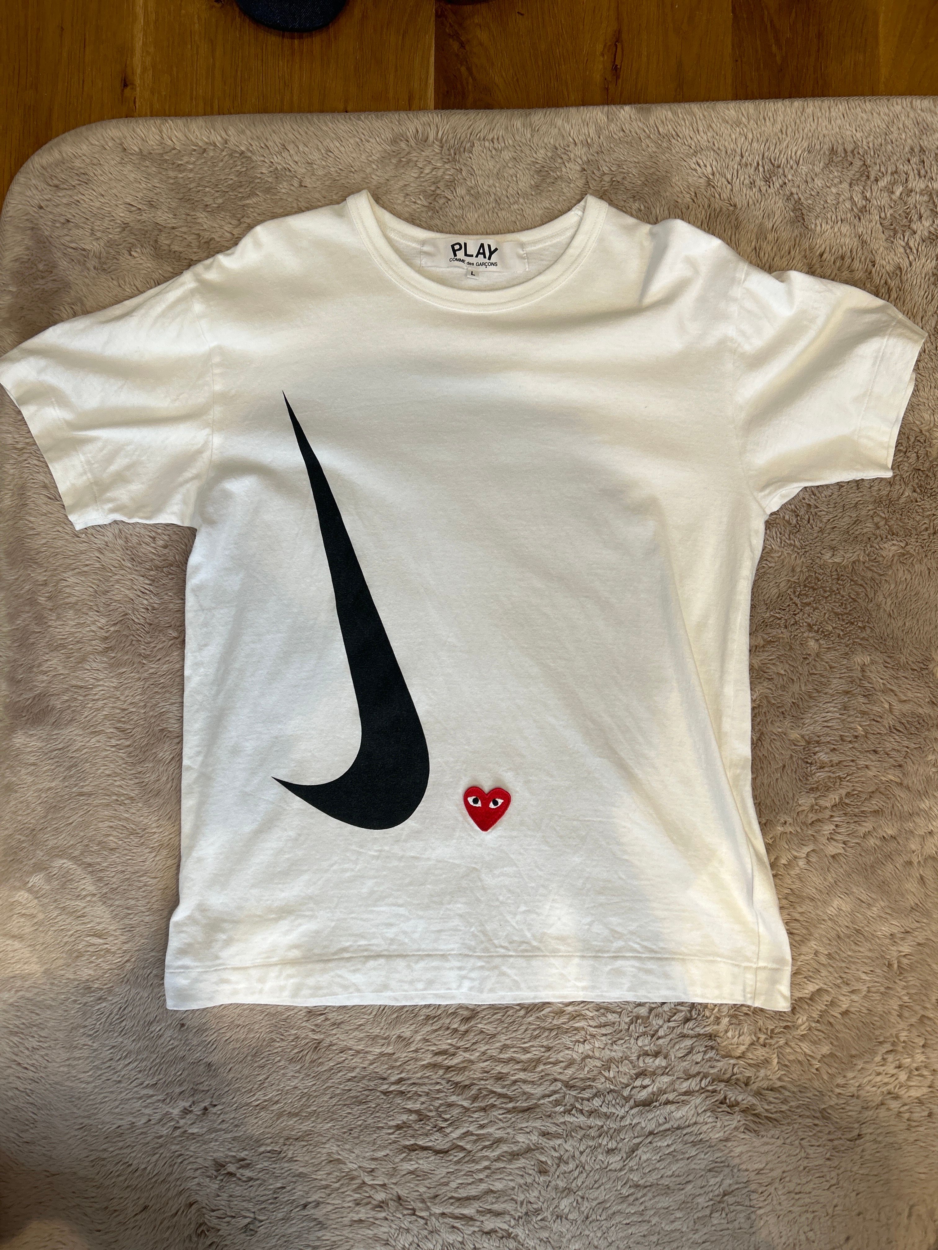 Nike x CDG Play T-Shirt "White" AE-T402-051