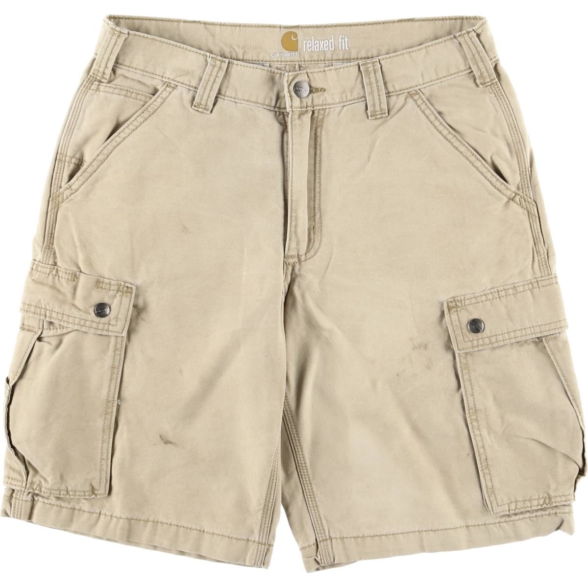 古着 カーハート Carhartt RELAXED FIT ダック カーゴショーツ ハーフパンツ メンズw32相当/eaa576678