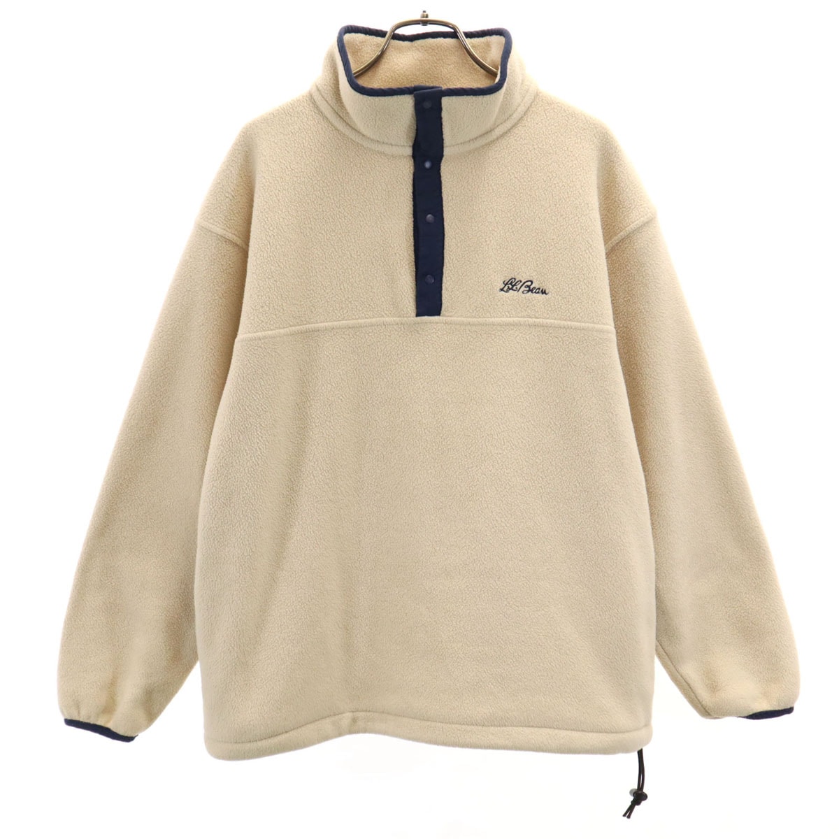 L.L.Bean エルエルビーン 80s ヴィンテージ プルオーバー フリースジャケット ベージュ アウトドア