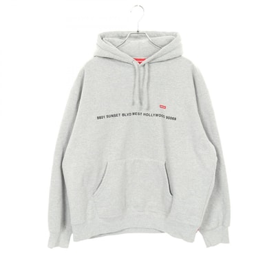 シュプリーム Supreme Small Box Hooded Sweatshirt パーカー 衣料品 トップス コットン メンズ グレー系 【中古】