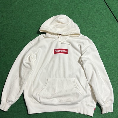 Supreme Box Logo Hooded Sweatshirt "White" (21FW)
