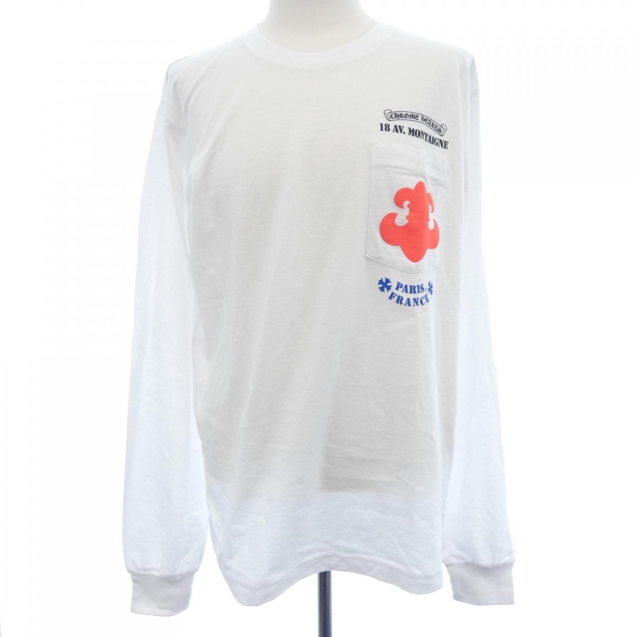 Chrome Hearts Paris Exclusive BS Fleur L/S T-Shirt "White"