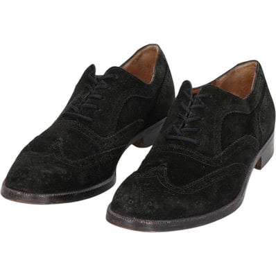 古着 フェラガモ Salvatore Ferragamo スエード ウイングチップシューズ イタリア製 8D メンズ26.0cm相当/saa013813