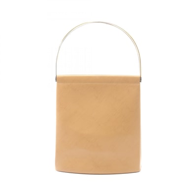 カルティエ CARTIER トリニティ ハンドバッグ バッグ レザー レディース ベージュ系 【中古】