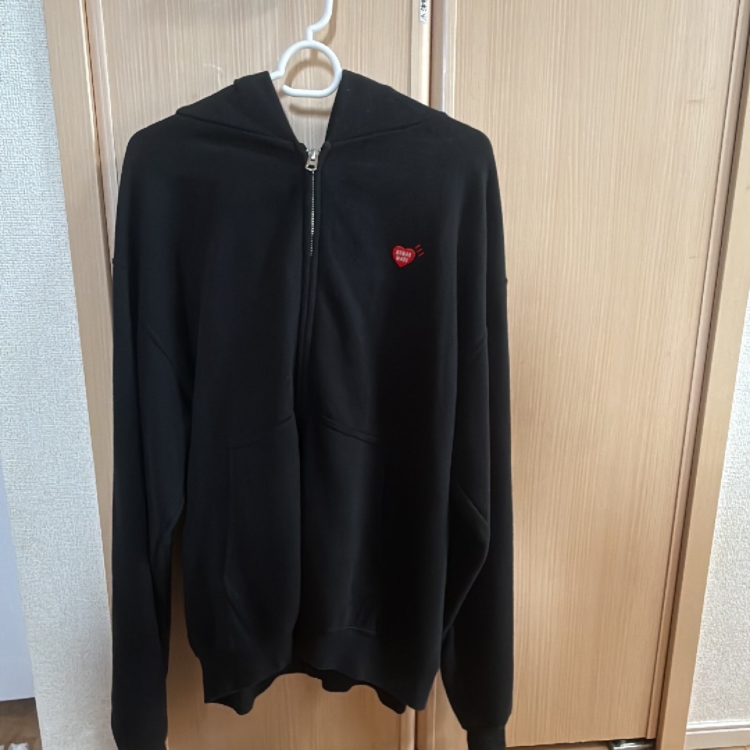 HUMAN MADE Classic Zip-Up Sweat Hoodie "Black"