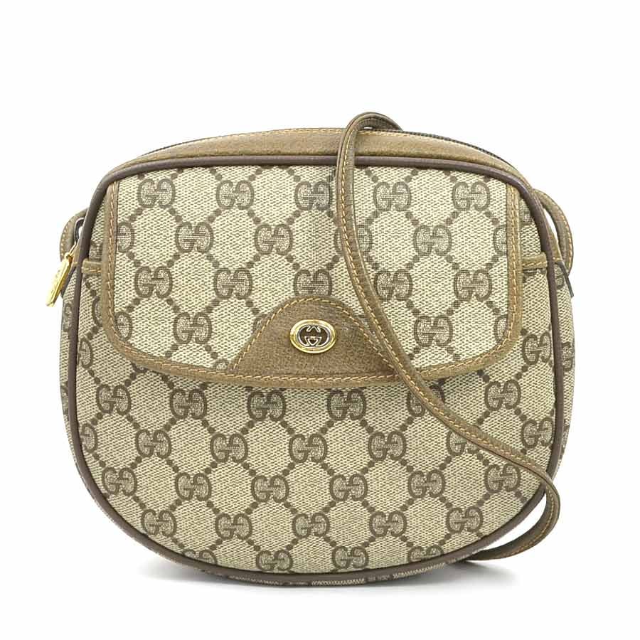グッチ GUCCI ショルダーバッグ GGスプリームキャンバス ブラウン レディース【中古】 56419a
