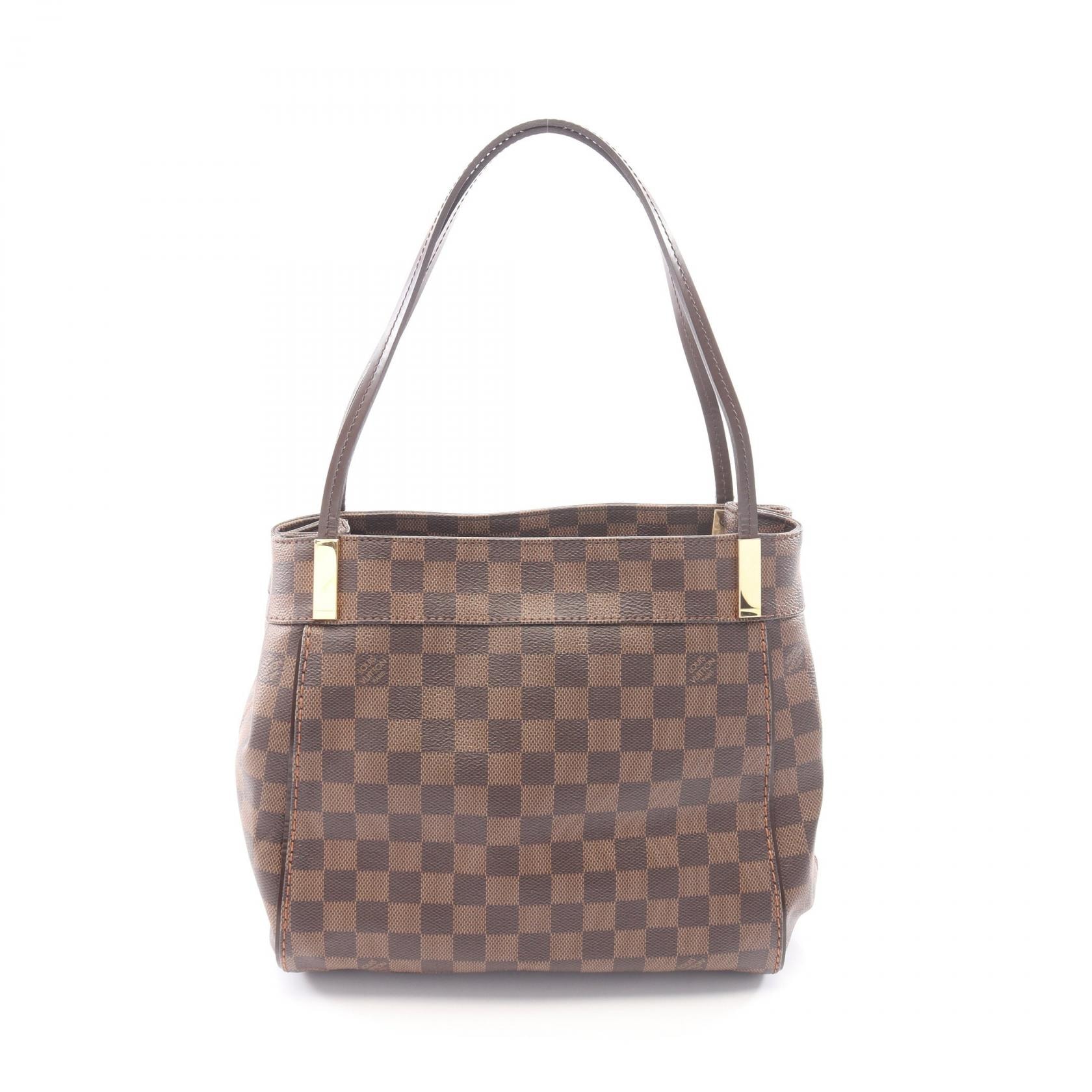 ルイ・ヴィトン LOUIS VUITTON マーリボーンPM ショルダーバッグ バッグ PVCコーティングキャンバス レザー ダミエ エベヌ レディース ブラウン系 N41215 【中古】