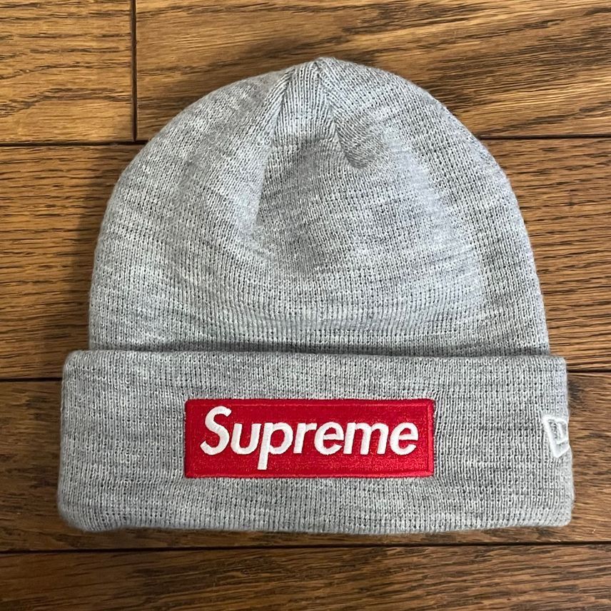 Supreme Box Logo Beanie "Grey" (18FW)
