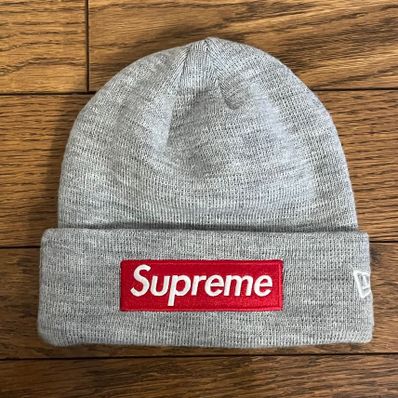 Supreme Box Logo Beanie "Grey" (18FW)