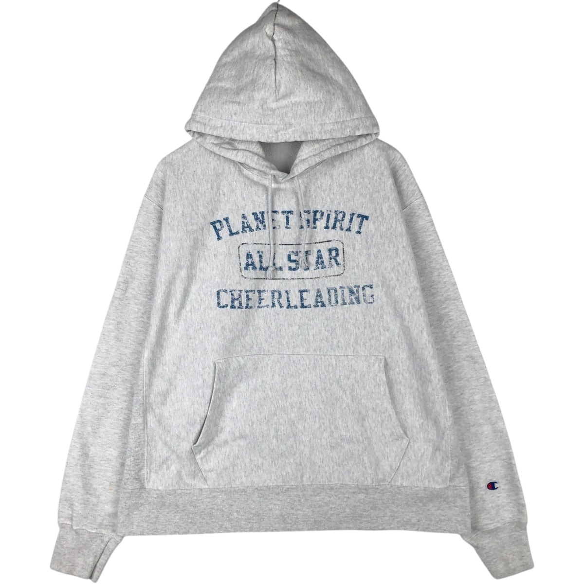 古着 チャンピオン Champion REVERSE WEAVE リバースウィーブ 3連プリント スウェットプルオーバーパーカー メンズXL相当/eaa624154