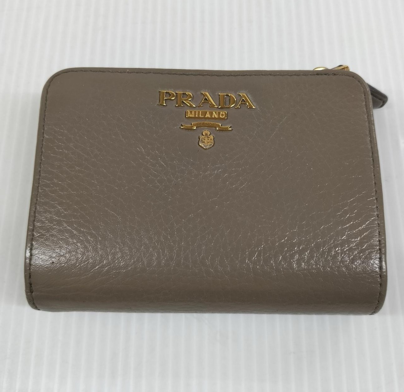 PRADA Saffiano Multicolor Wallet "Clay/Water Lily"