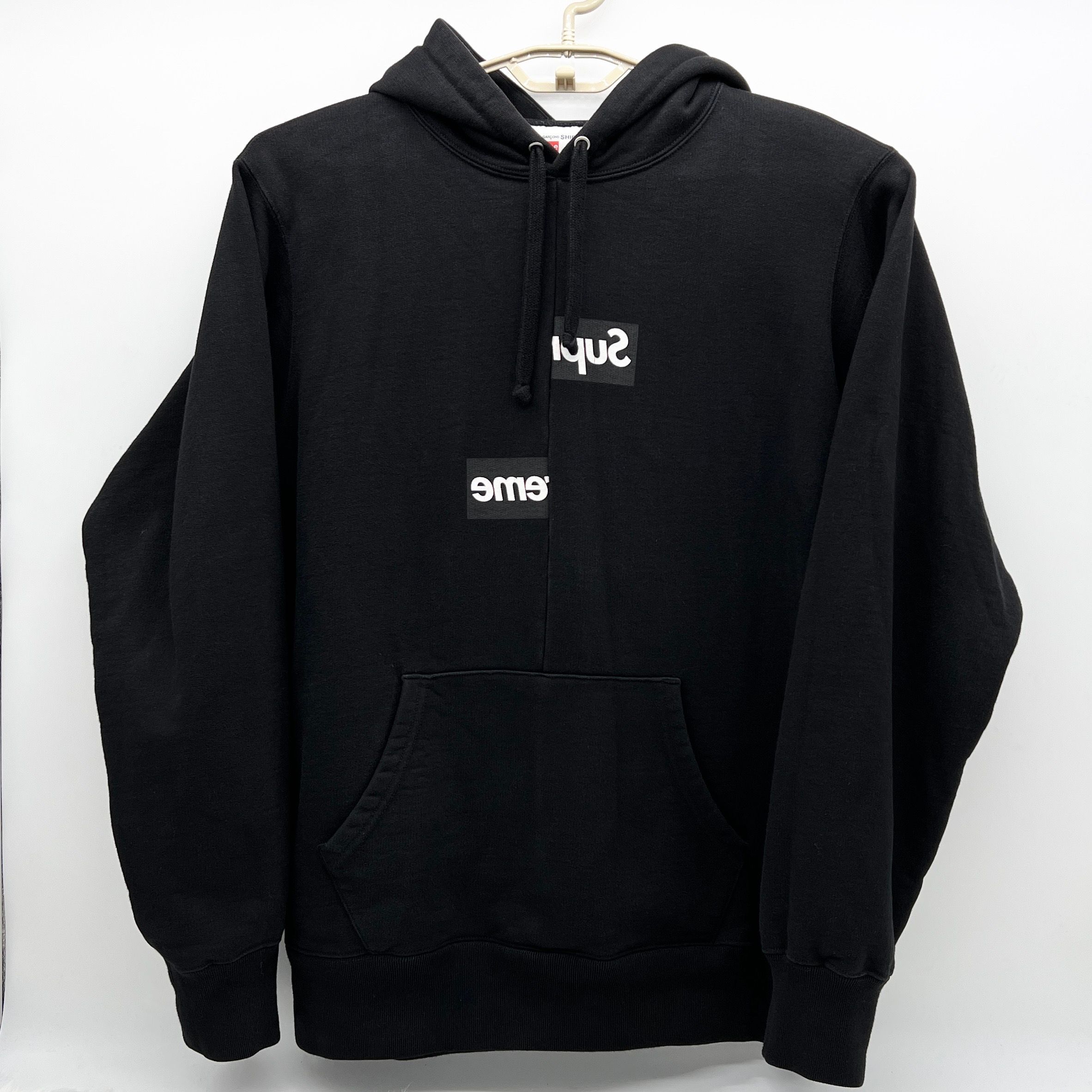 Supreme / Comme des Garçons SHIRT® Split Box Logo Hooded Sweatshirt "Black"