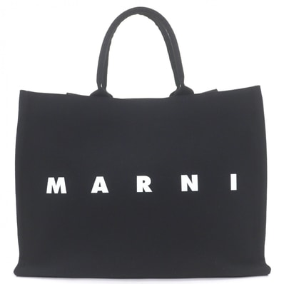 極美品 マルニ トートバッグ ブラック メンズ SHMQ0053U2P5968