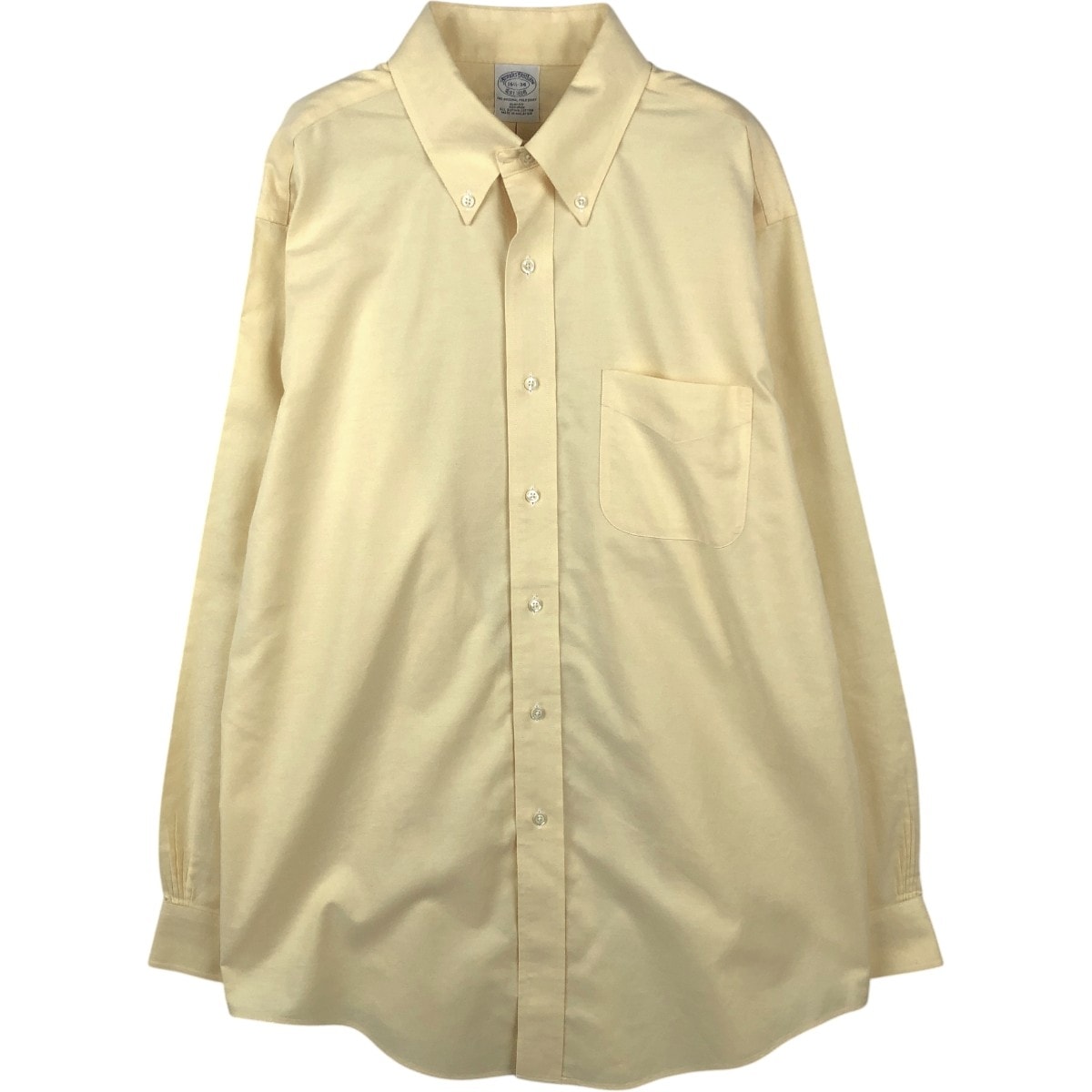 古着 ブルックスブラザーズ Brooks Brothers Est.1818 SLIM FIT 長袖 ボタンダウンシャツ メンズL相当/eaa659972