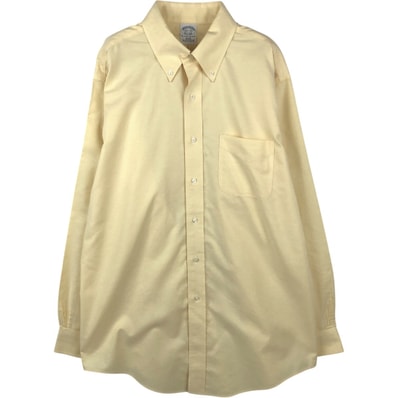古着 ブルックスブラザーズ Brooks Brothers Est.1818 SLIM FIT 長袖 ボタンダウンシャツ メンズL相当/eaa659972