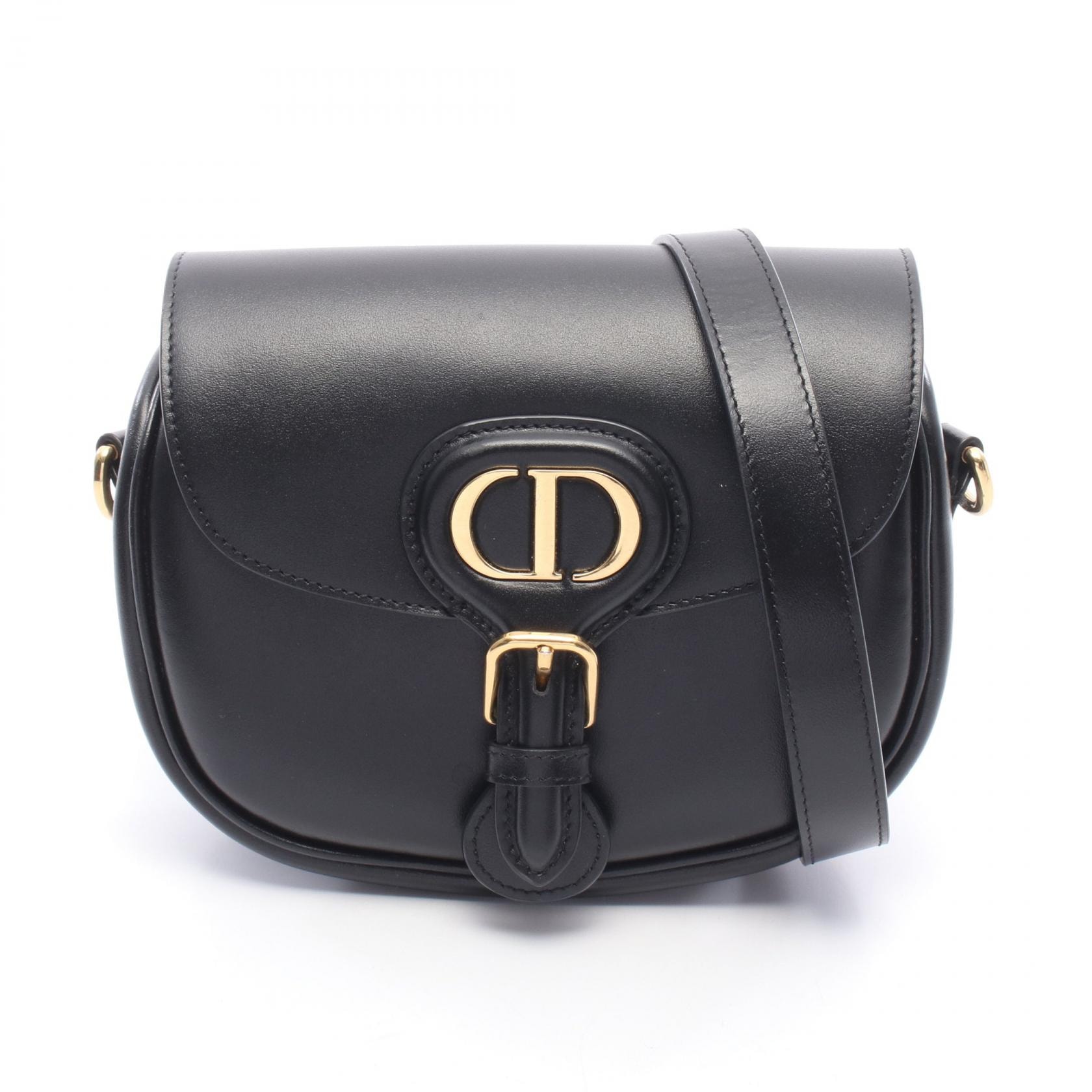 ディオール Dior BOBBY ボビー スモール ショルダーバッグ バッグ レザー レディース ブラック系 M9317UMOL 【中古】