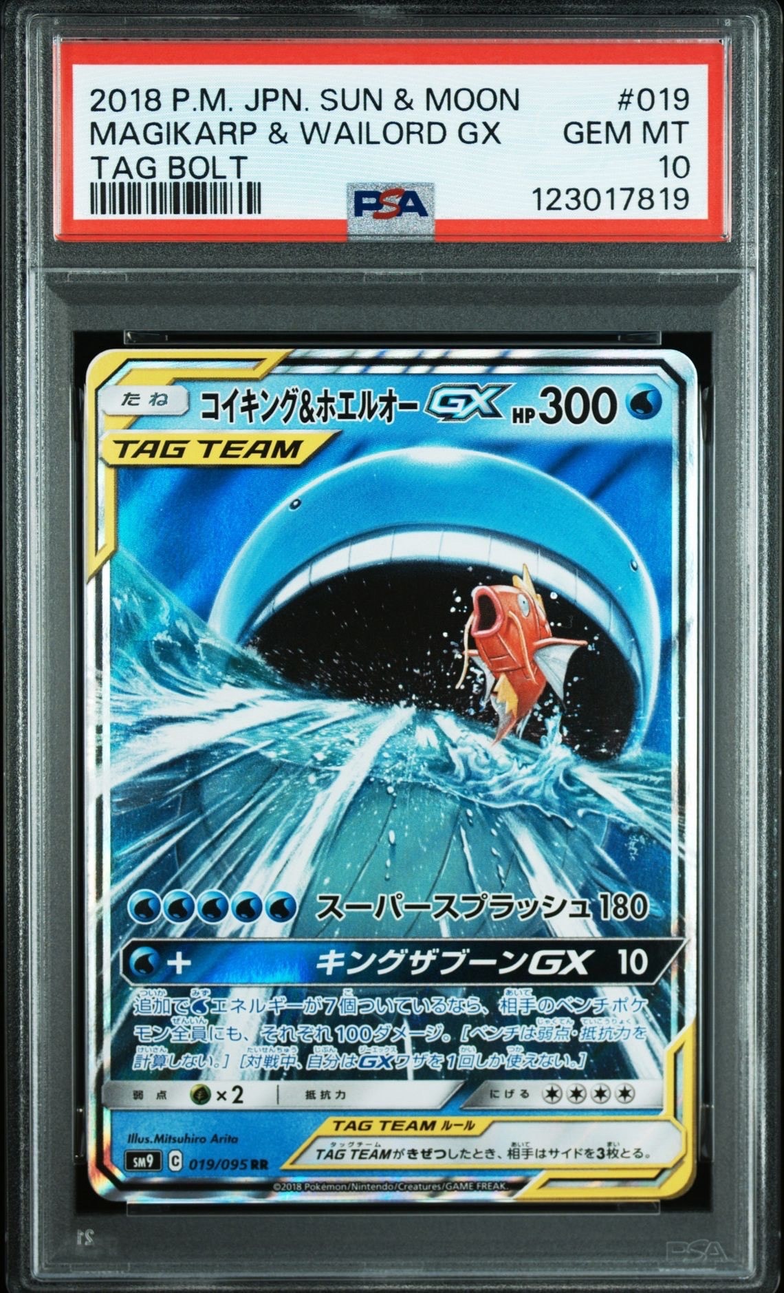 コイキング&ホエルオーGX RR [SM9 019/095](拡張パック「タッグボルト」)