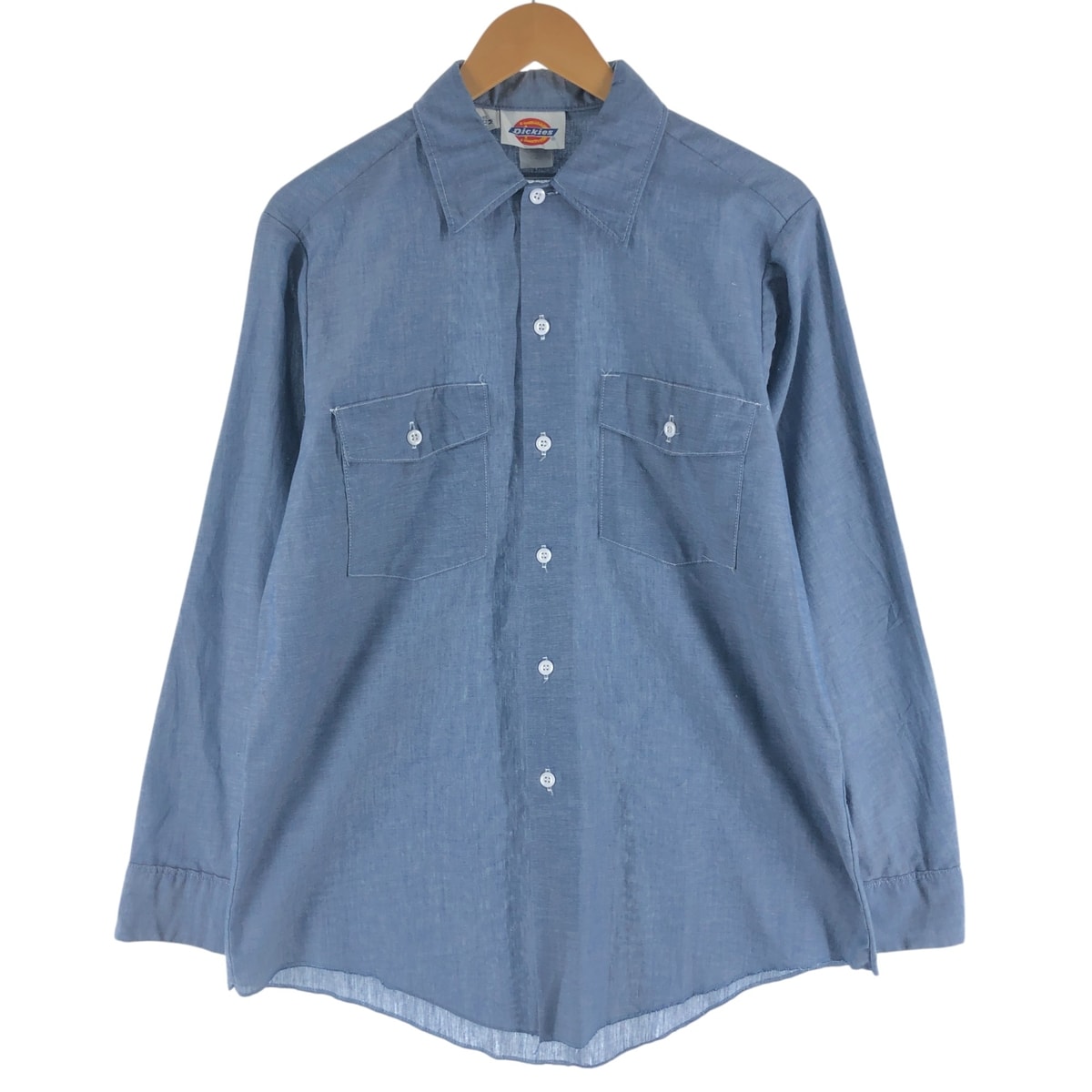 古着 ディッキーズ Dickies 長袖 ワークシャツ メンズM相当/eaa527737