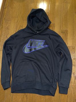 Supreme / Nike® Leather Appliqué Hooded Sweatshirt