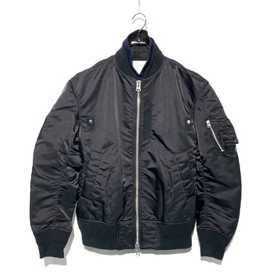 sacai MA-1 Blouson Jacket "Black"