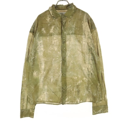 美品 ZARA ザラ 長袖 シャツ M ベージュ系