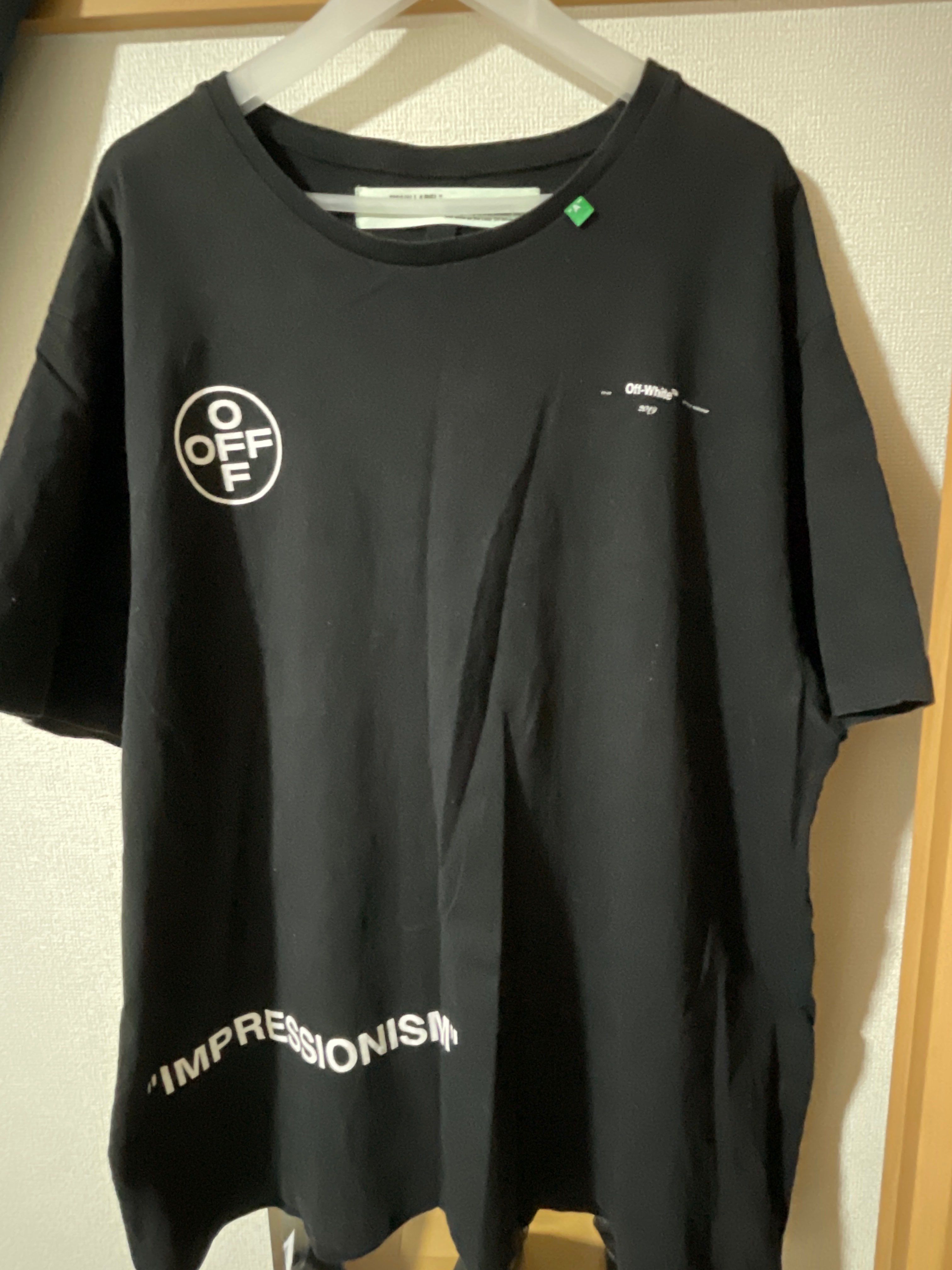 OFF-WHITE Oversized Diag Stencil T-Shirt "Black"