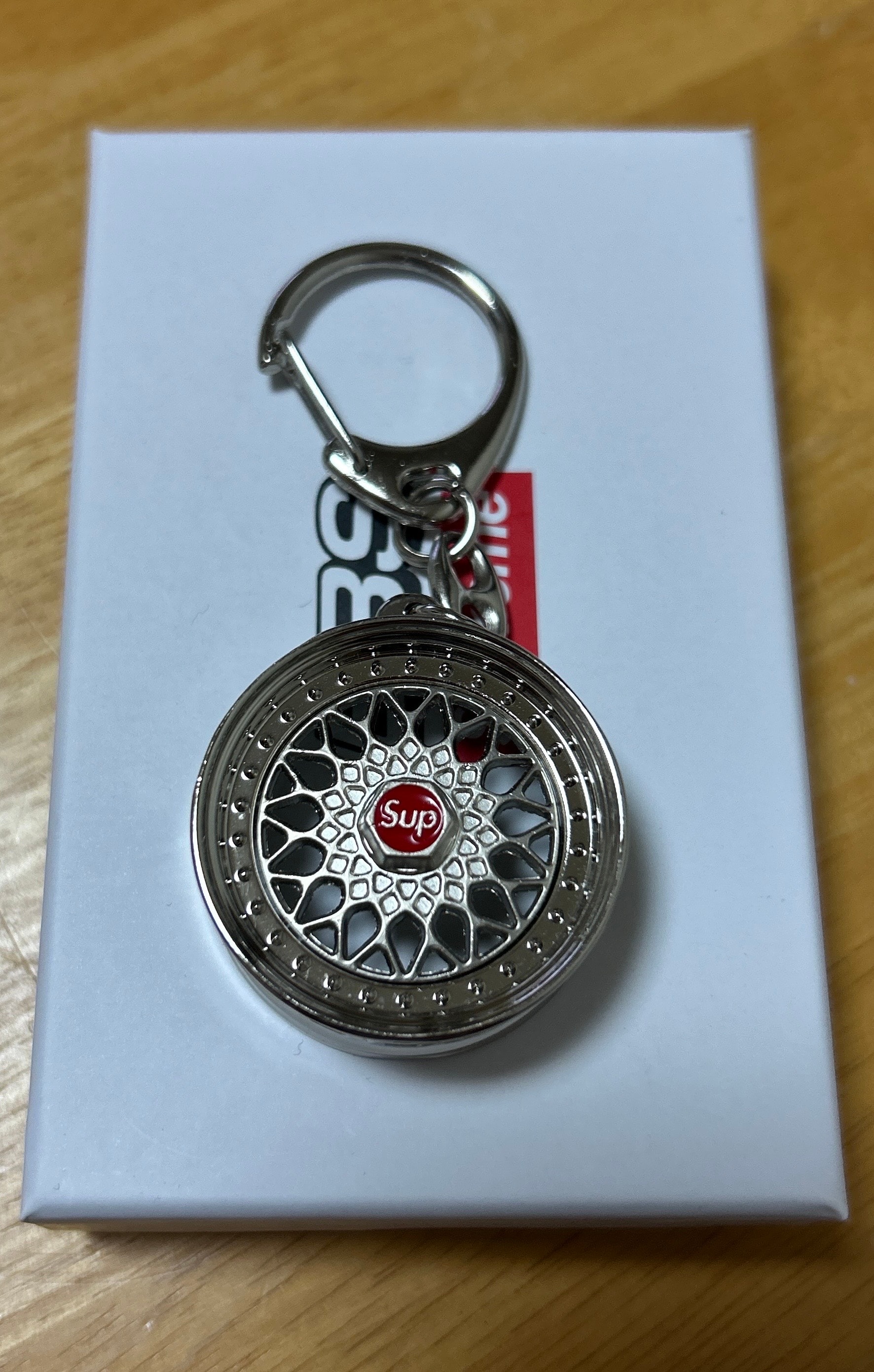 Supreme x BBS RS Rim Keychain 