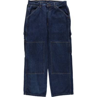 古着 00年代 ラルフローレン Ralph Lauren POLO JEANS COMPANY ダブルニー デニムペインターパンツ メンズw34相当/eaa680023