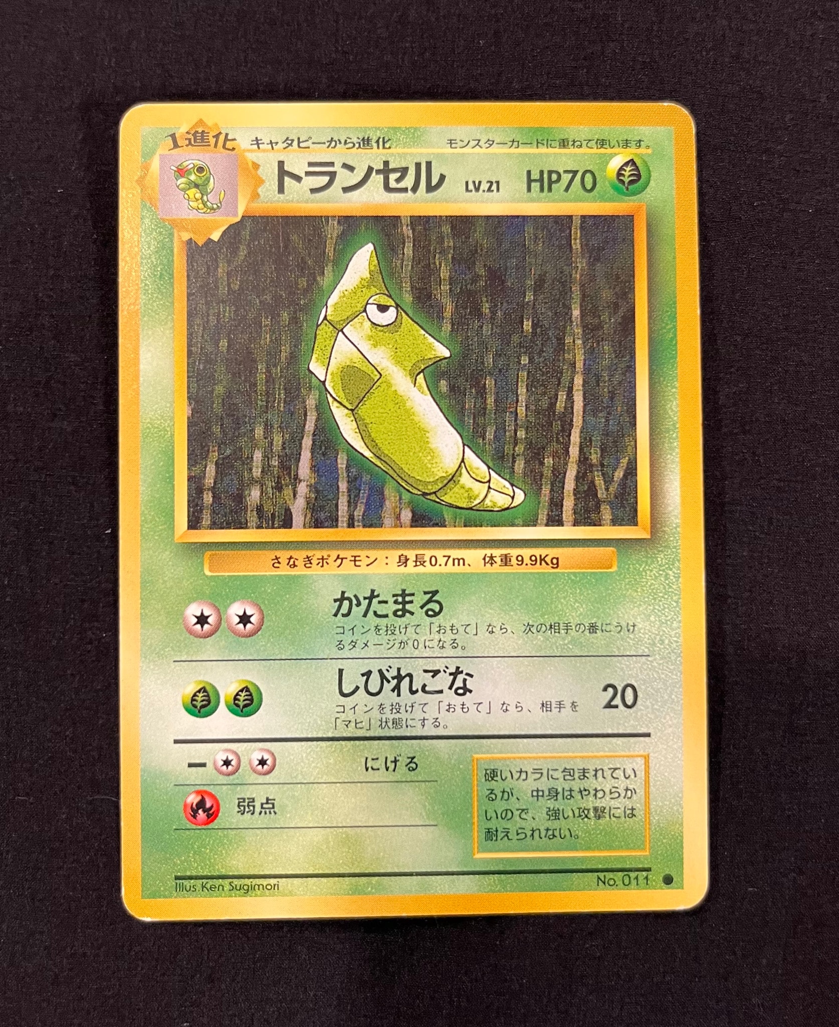 トランセル ● : 旧裏 [PMCG1-2](拡張パック「ポケットモンスター カードゲーム」再販)